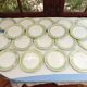 9 old flat plates L'Amandinoise
