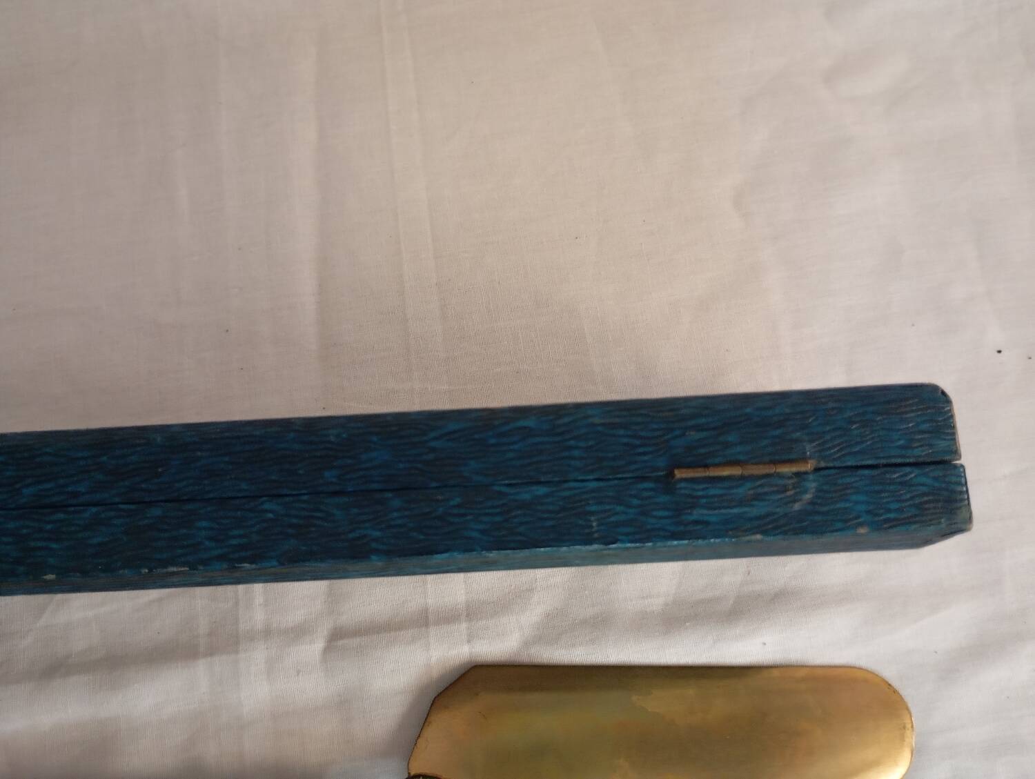 Brass and silver pie server