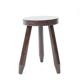 Vintage stool, wooden stool, tripod stool, brutalist, plant stand.