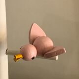 Wooden children's lamp Maison Bonnichon Paris 1960