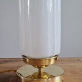 Opal glass table lamp