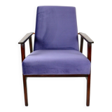 Fauteuil Vintage Renard Violet Indigo, 1970s