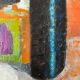 Old painting, still life with bottles signed Milliquet (1896-1982)