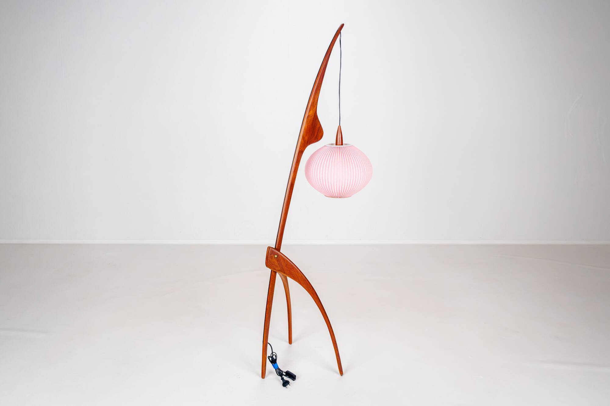 Floor lamp Praying Mantis by Rispal, France, 1950s