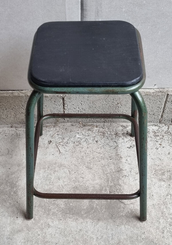 Tabourets industriels Gaston Cavaillon pour Mullca vintage