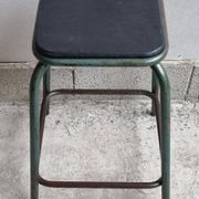 Industrial stools, Gaston Cavaillon for Mullca, vintage