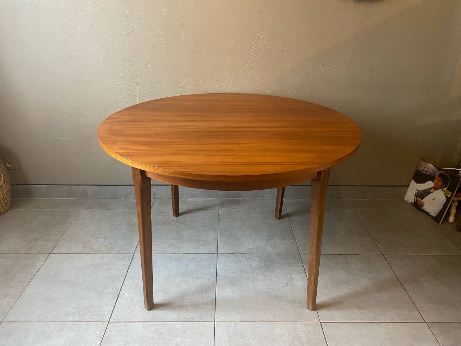 Vintage round table from the 60s
