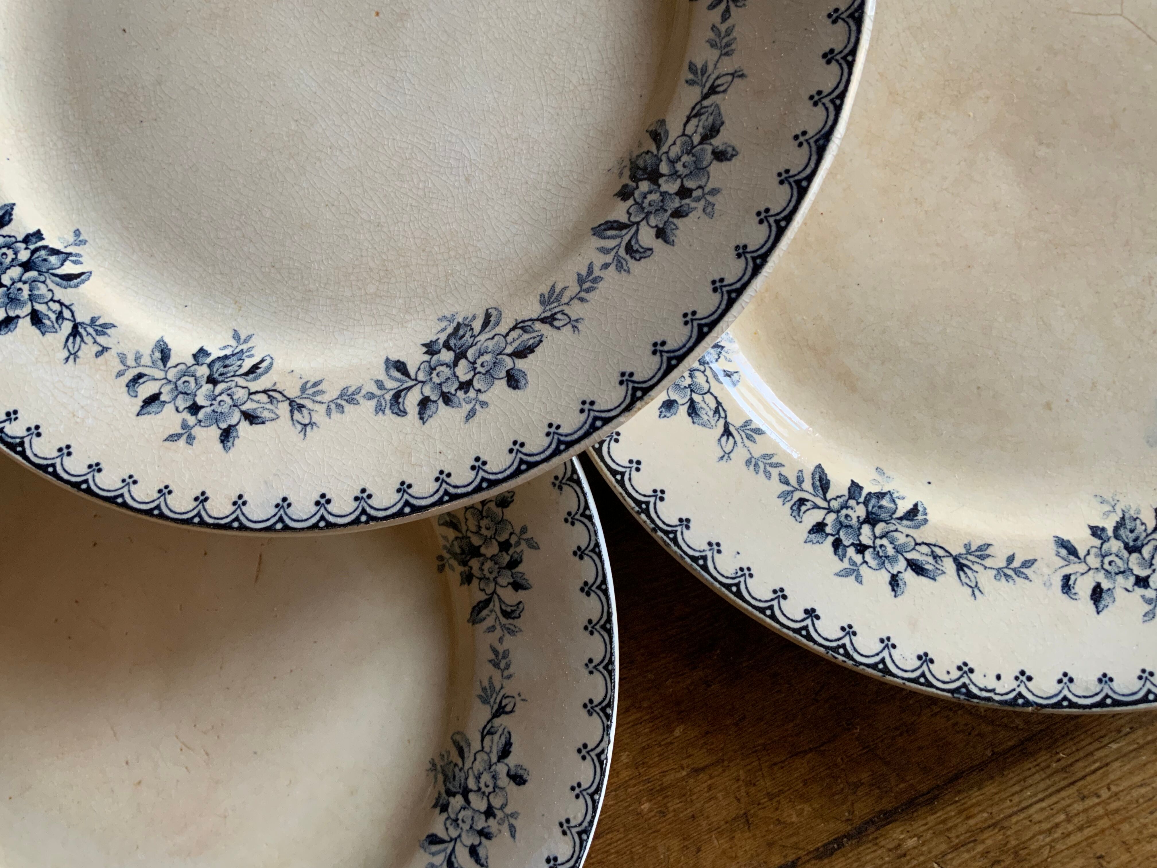 5 plates "Arcachon" Iron Land