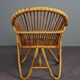 Fauteuil en rotin Design Hollandais, 1950
