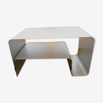 Table basse en aluminium,1970