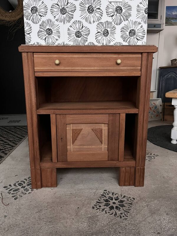 Tables de chevet buffets Art Déco vintage Jada et Rosa meubles appoint bois