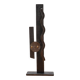 Art deco sculpture in patinated metal, 1930s