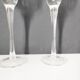 Two cracked glass lanterns 30.5 cm