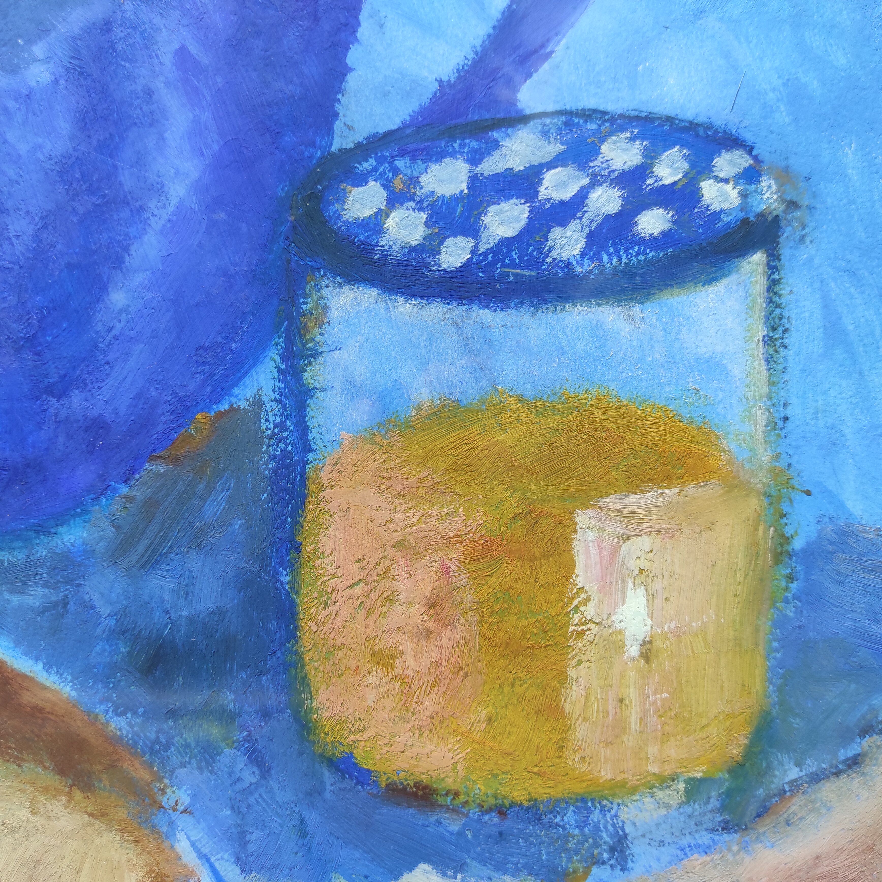 French vintage still life, signed Patou, 1999