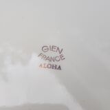 Plat Aloha en faïence de Gien