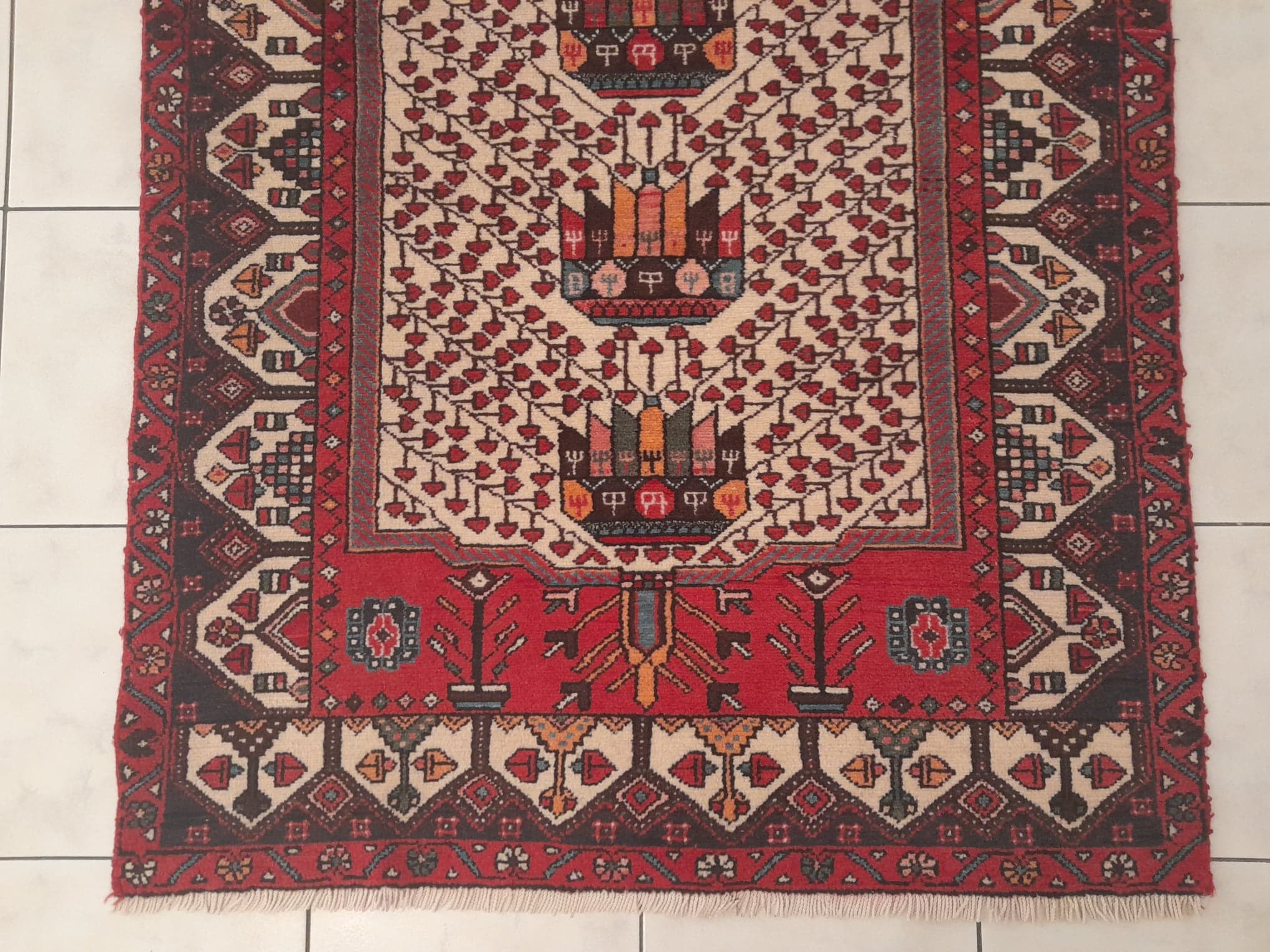 Handmade Persian rug Afshar 145x110cm
