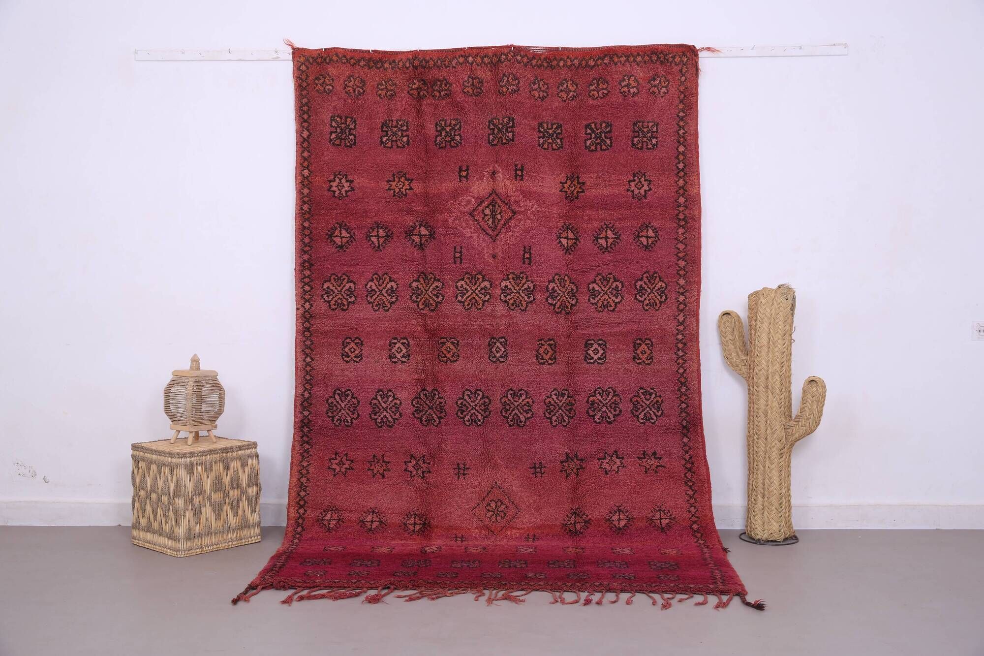Vintage Moroccan Rug 171 x 275 cm - Berber Wool Rug - Handmade Rug Bohemian