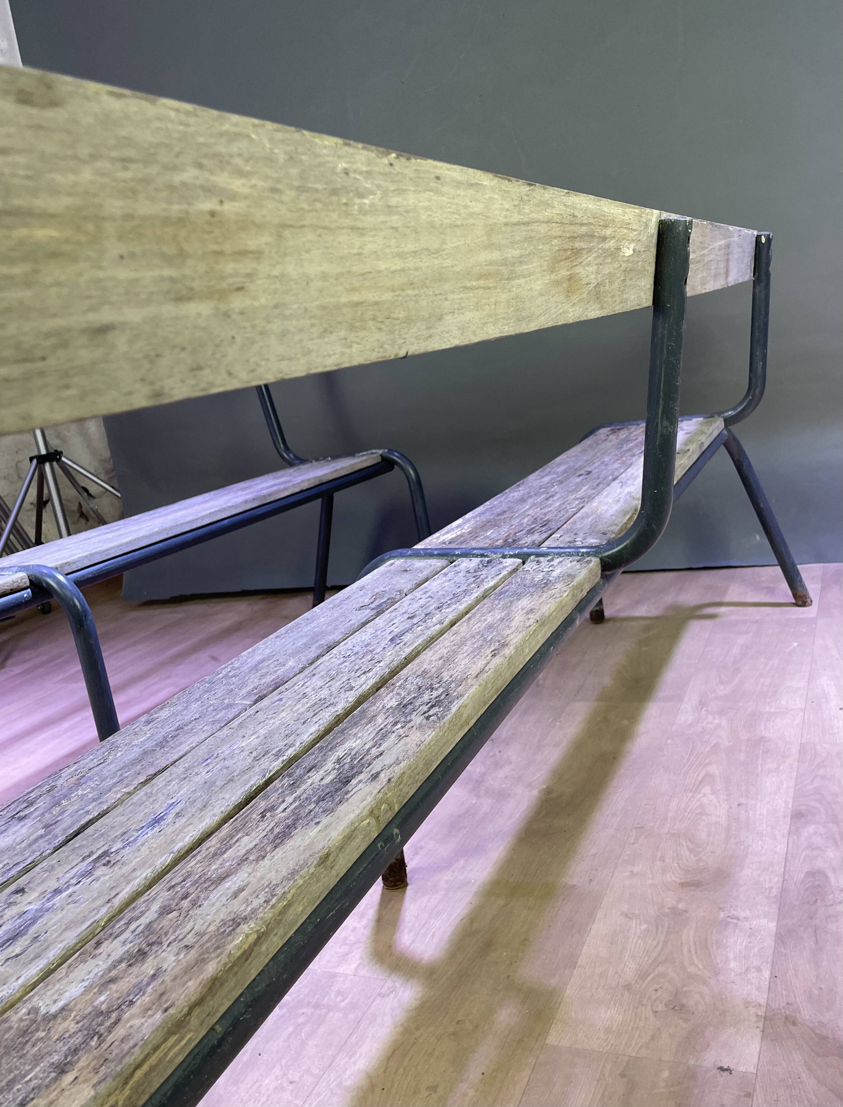 Pair of farm benches