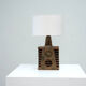 Scandinavian ceramic table lamp