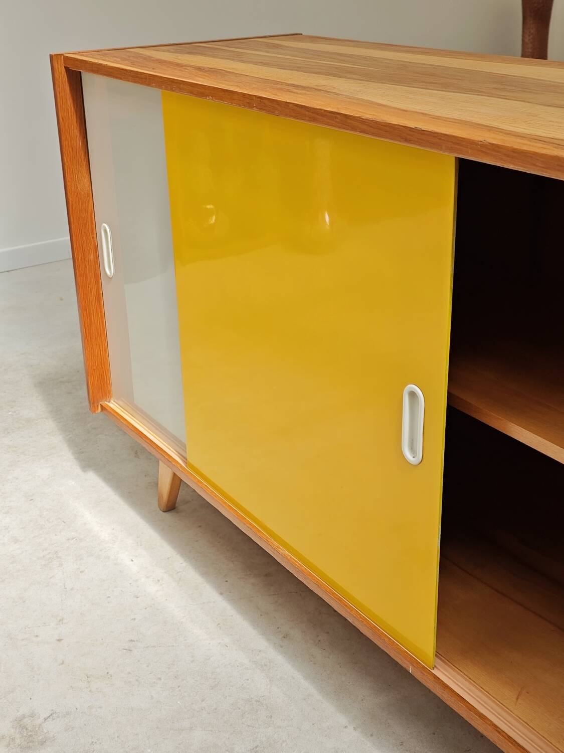 Yellow U 452 Commode Sideboard by Jiri Jiroutek for Interier Praha 1960