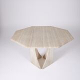 Octagonal dining table Italy 1970s