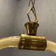 Yellow Italian Murano Glass Pendant Light