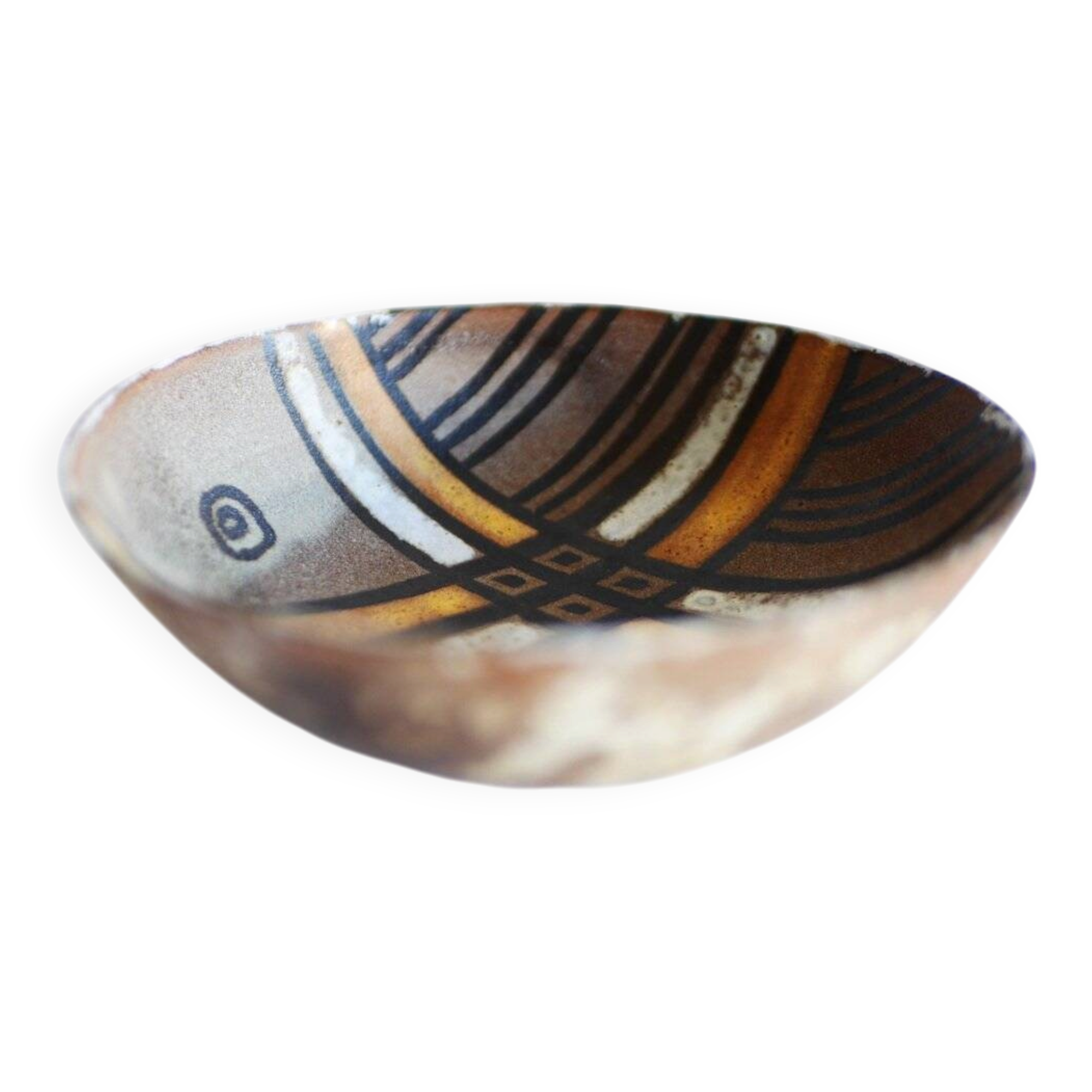 Modern ceramic bowl by Alexandre Kostanda, 1960s