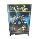 TV cabinet, hi-fi in decorated lacquered wood