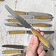 12 couteaux vintage bakélite Inox Pradel