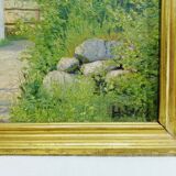 H. Viss – Oil on canvas “Country landscape”