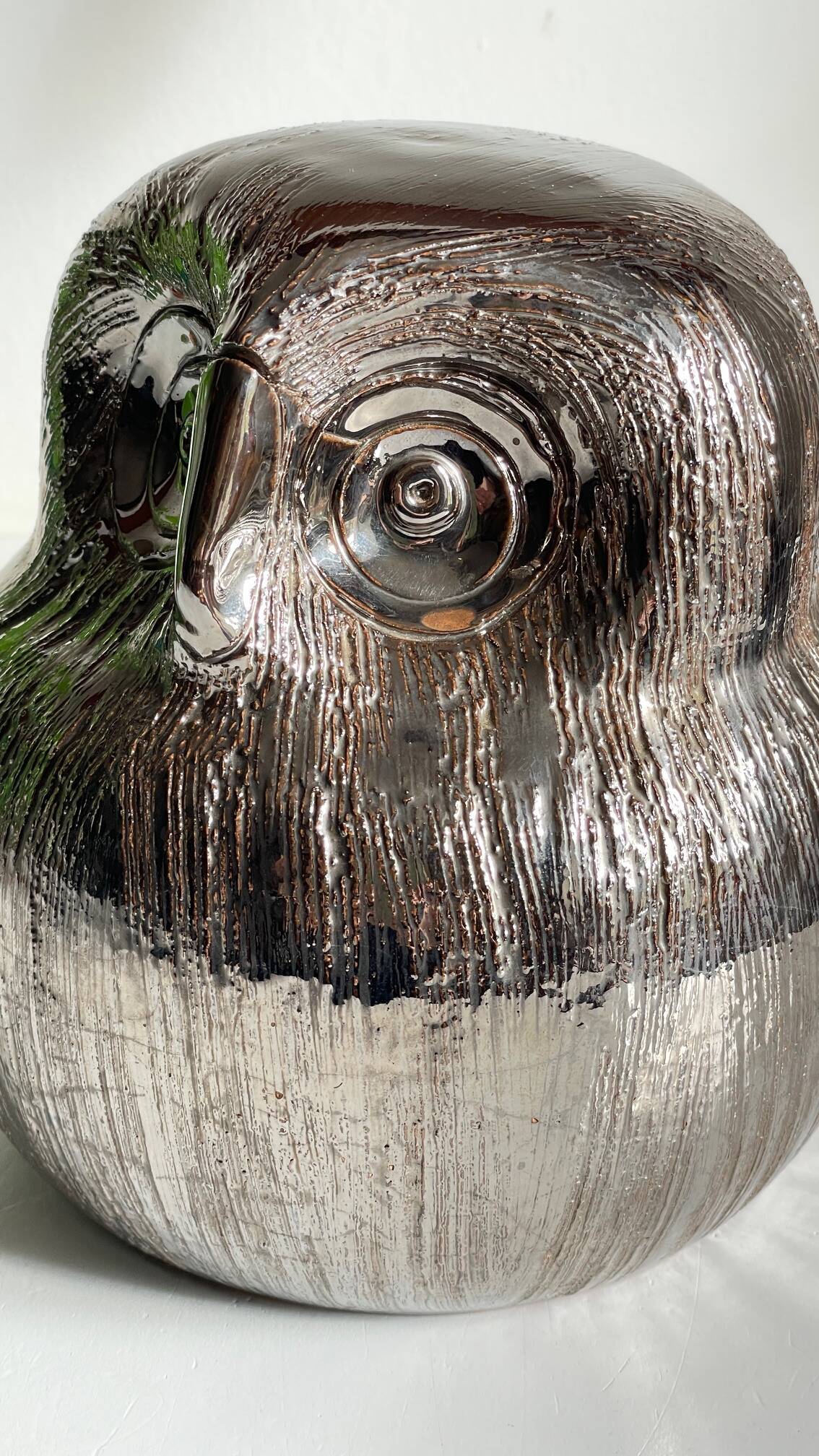 Owl Ceramic by Aldo LONDI