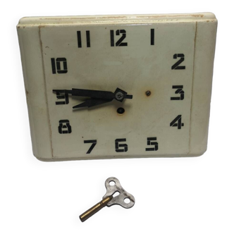 Ceramic wall clock from the 1950s