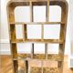 Bibliothèque Art déco en loupe d’orme & bois de hêtre fabrication artisanal