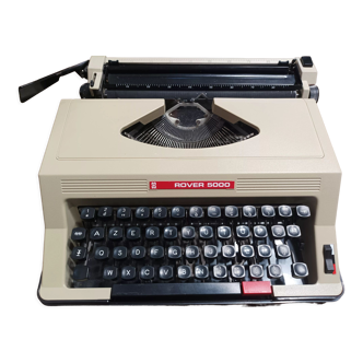 Vintage mechanical typewriter rover 5000