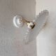 Applique murale vintage opaline dentelle
