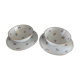 Duo de tasses à chocolat porcelaine de limoges