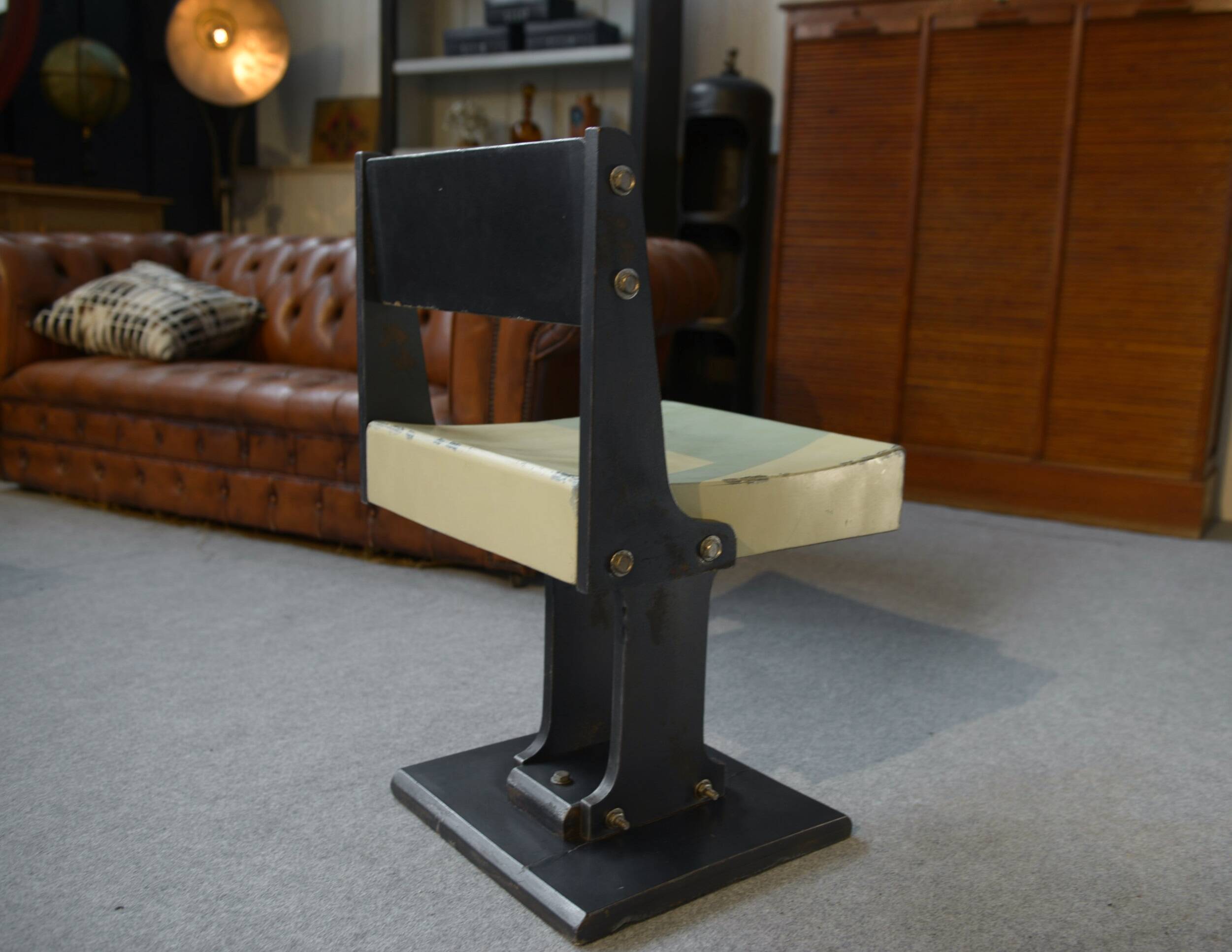 Old minimalist modernist design chair 1960's