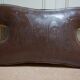 Brutalist Bedouin Camel Saddle Stool Ottoman in leather,1970s