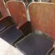 Suite de 3 anciens fauteuil de cinema