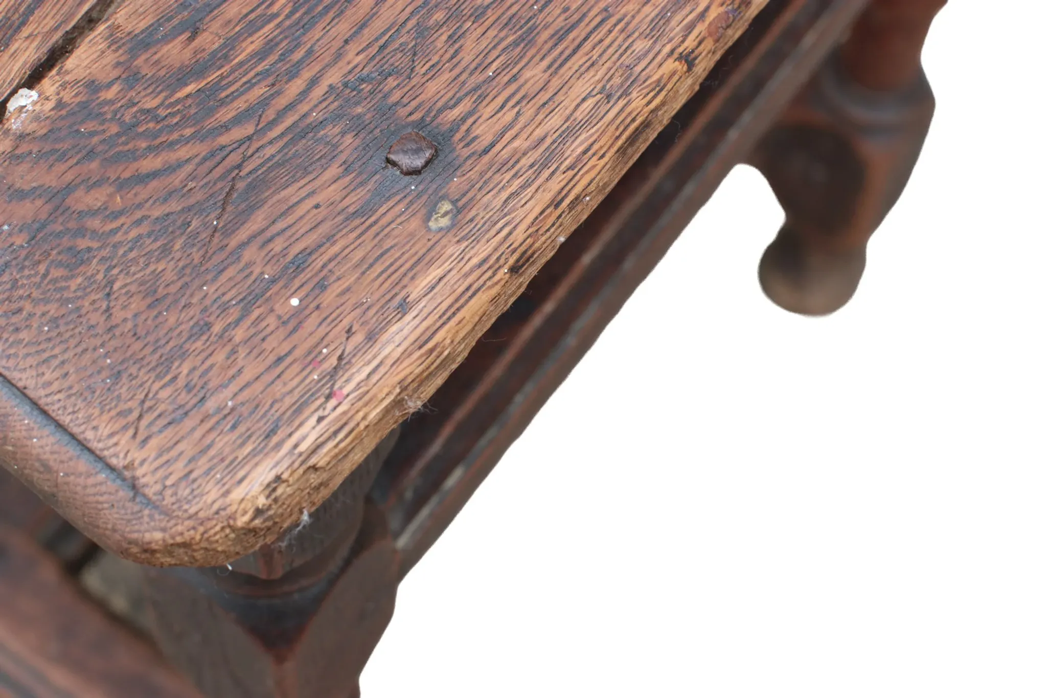 French provincial oak chair, Lorraine – late 17th/early 18th c. (no. 2)