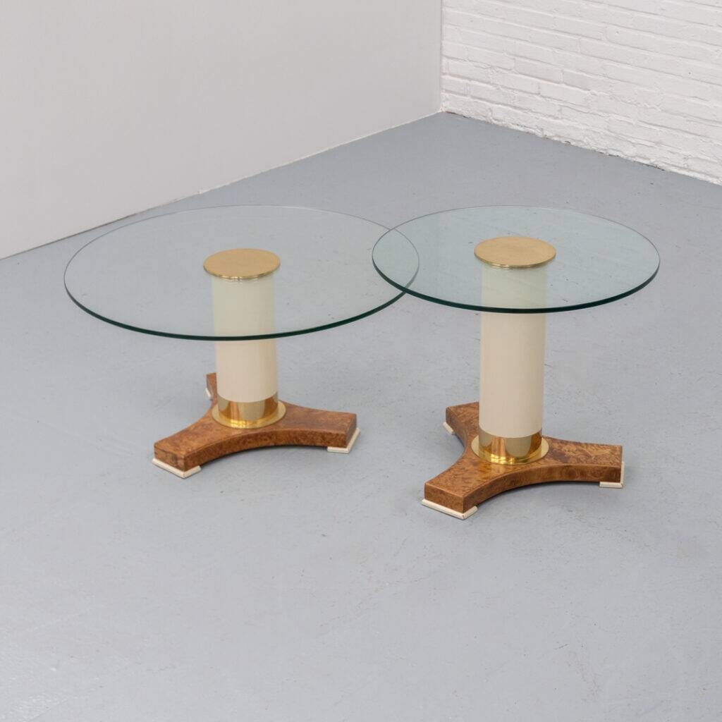 Tables de style Art Déco par Thörmer des années 1980