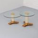 Tables de style Art Déco par Thörmer des années 1980