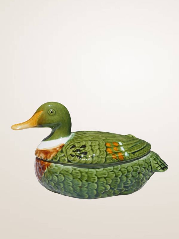 Terrine canard en barbotine Michel Caugant