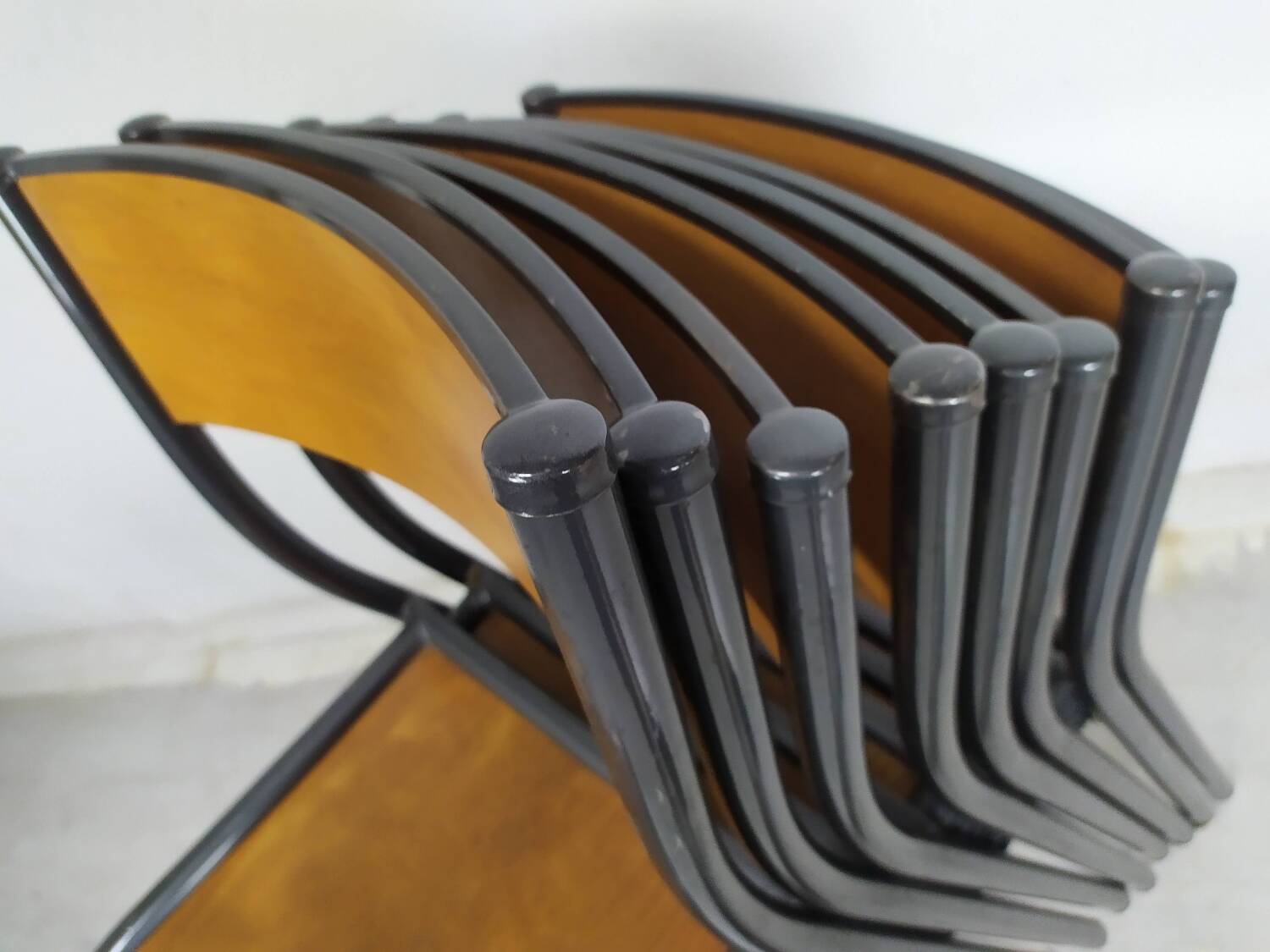 8 school chairs