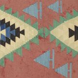 Turkish Anatolian Handmade Vintage Area Kilim Rug 380 cm x 96 cm