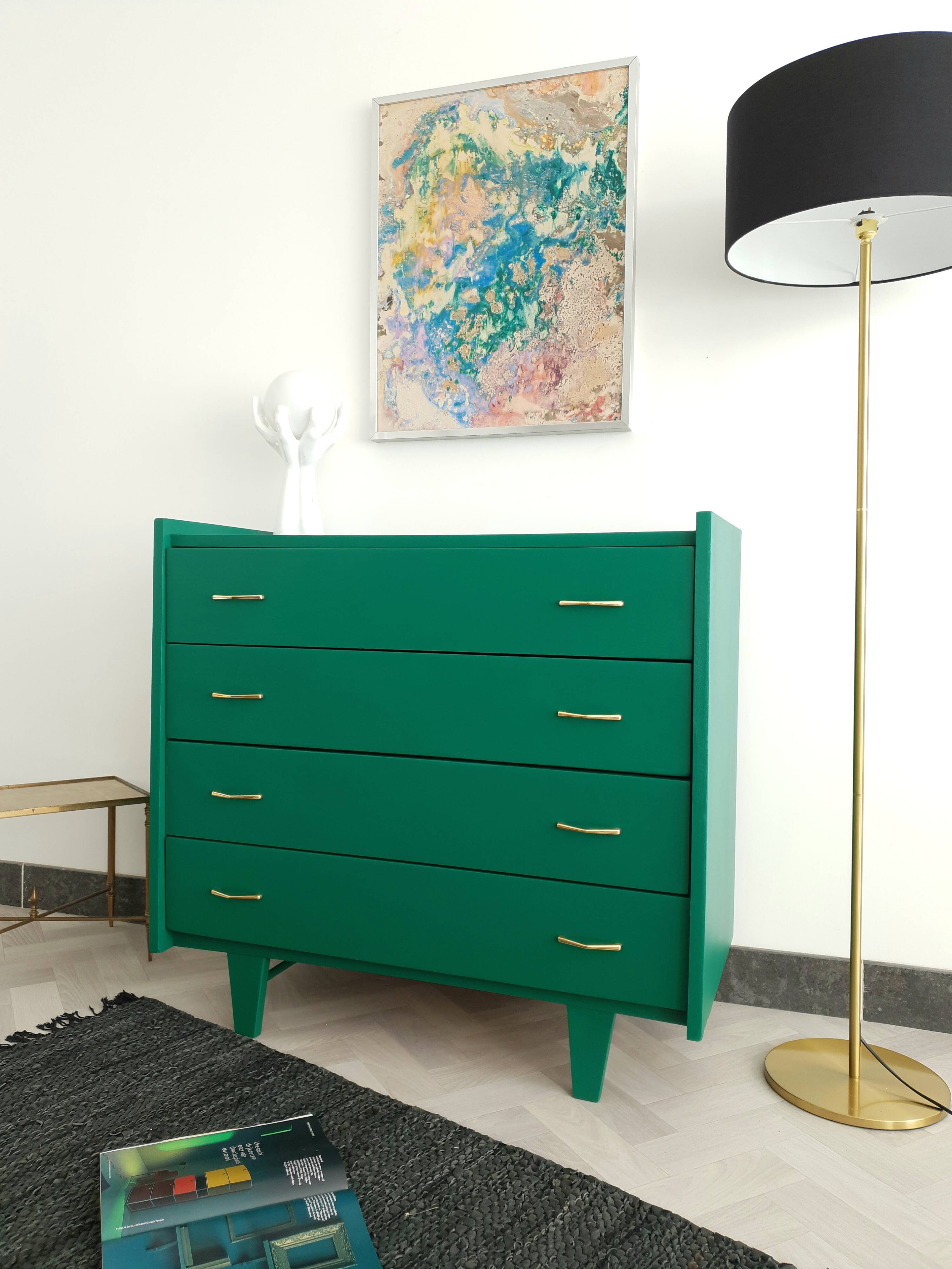 Green dresser