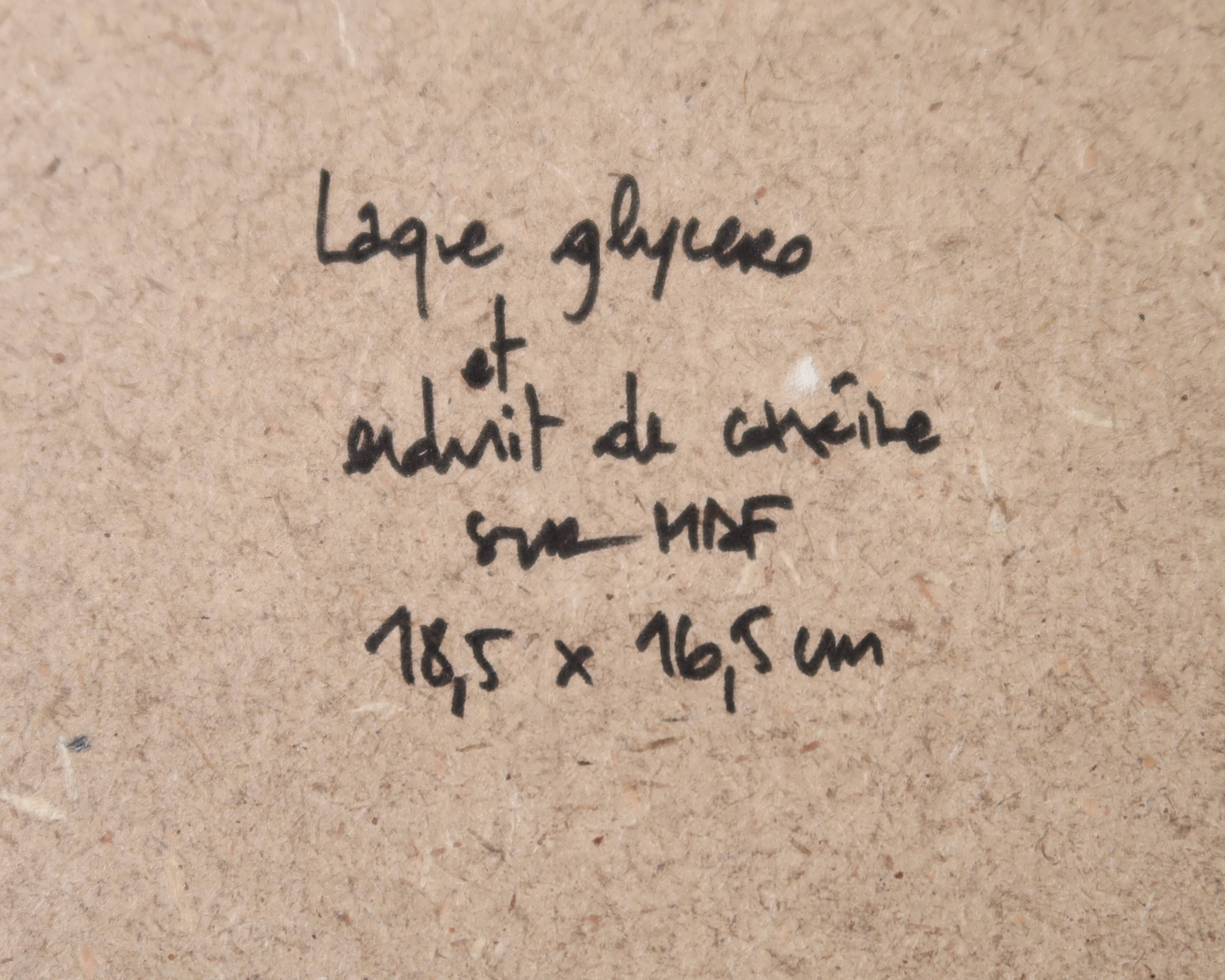 Painting, textured black painting by Vincent Dufresne, 2013