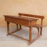 Schoolboy desk desk vintage desk in solid wood