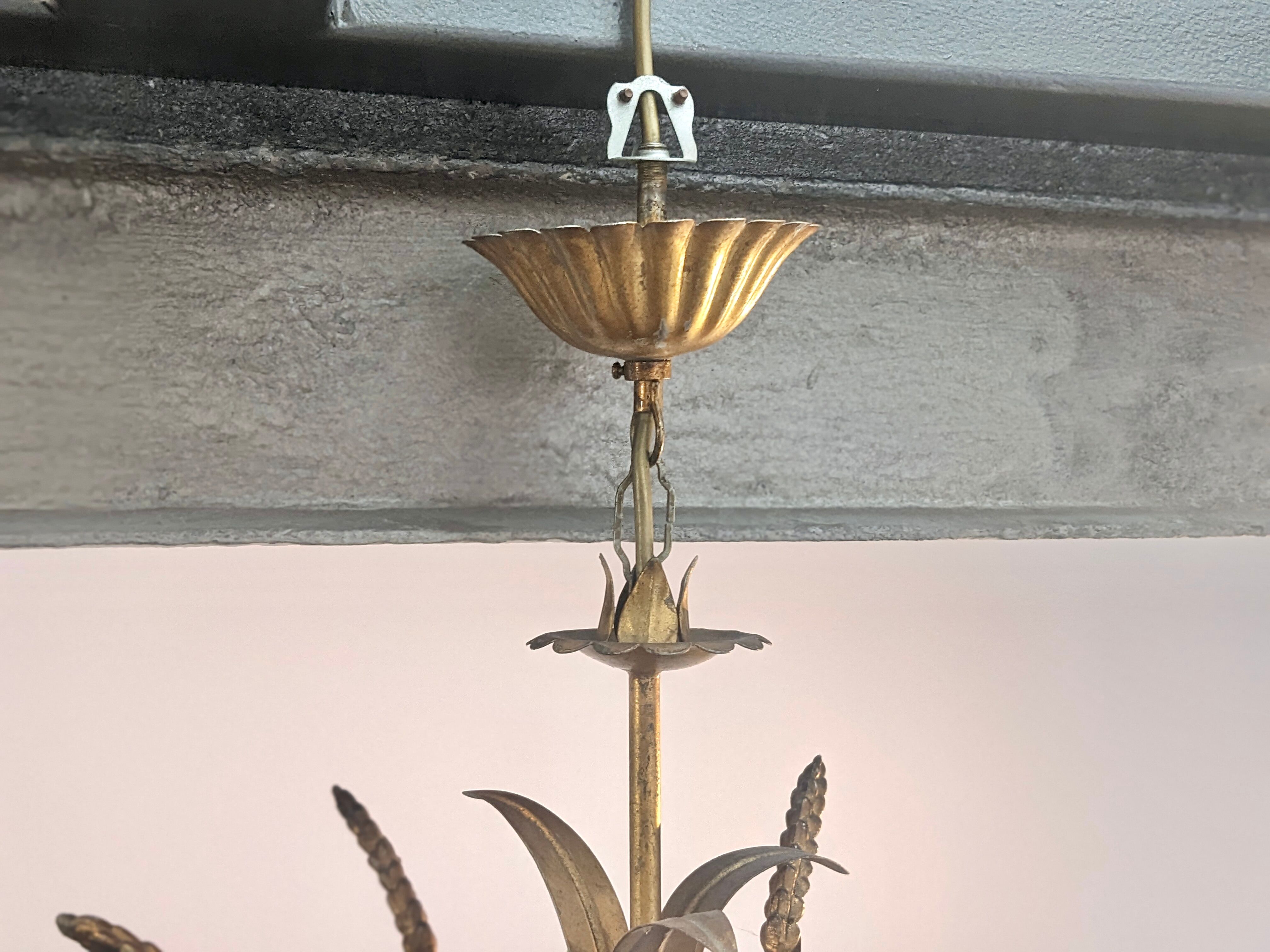 Chandelier "ears of wheat" with 5 arms