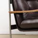 Vintage Bauhaus style armchair in leatherette and metal, 1970